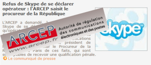 ARCEP-SKYPE