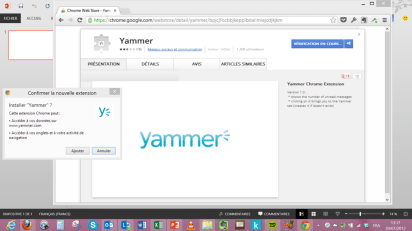 extension yammer pour chrome 1