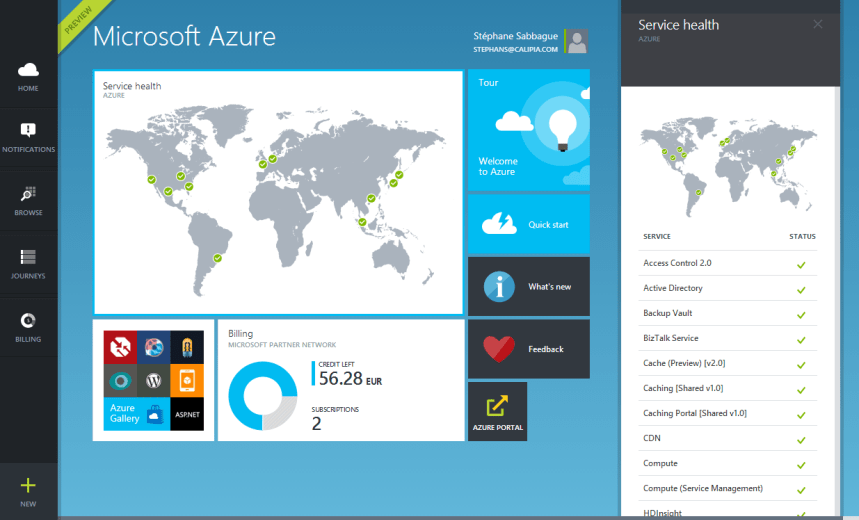 nouveau portail Azure