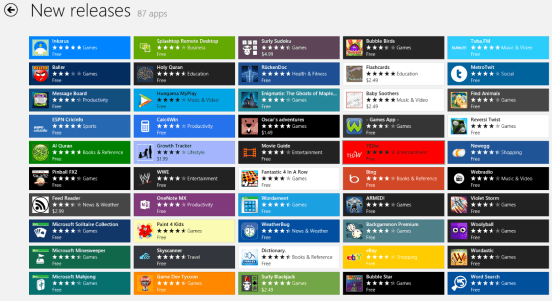 Windows 8 store