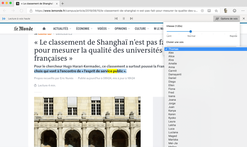 le mode edge chromium